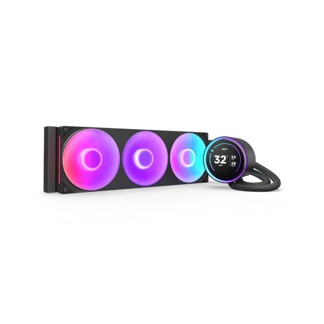 Кулер с водяным охлаждением NZXT Kraken Elite 360 RGB V2 RL-KR36E-B2 Black
