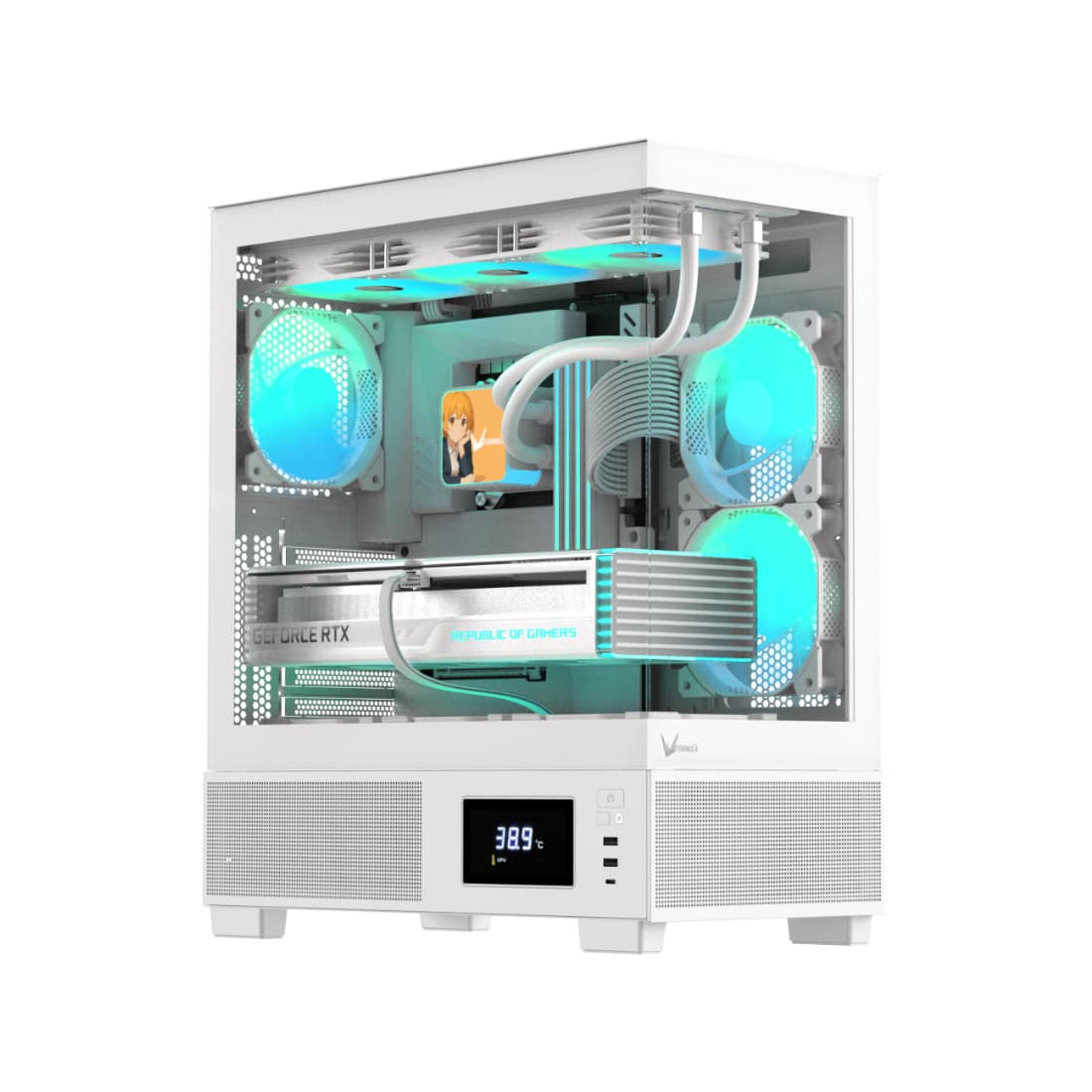 Компьютерный корпус Formula V Crystal E1 Cosmic White без Б/П