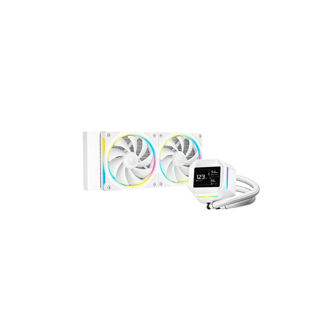 Кулер с водяным охлаждением Deepcool LM240 WH