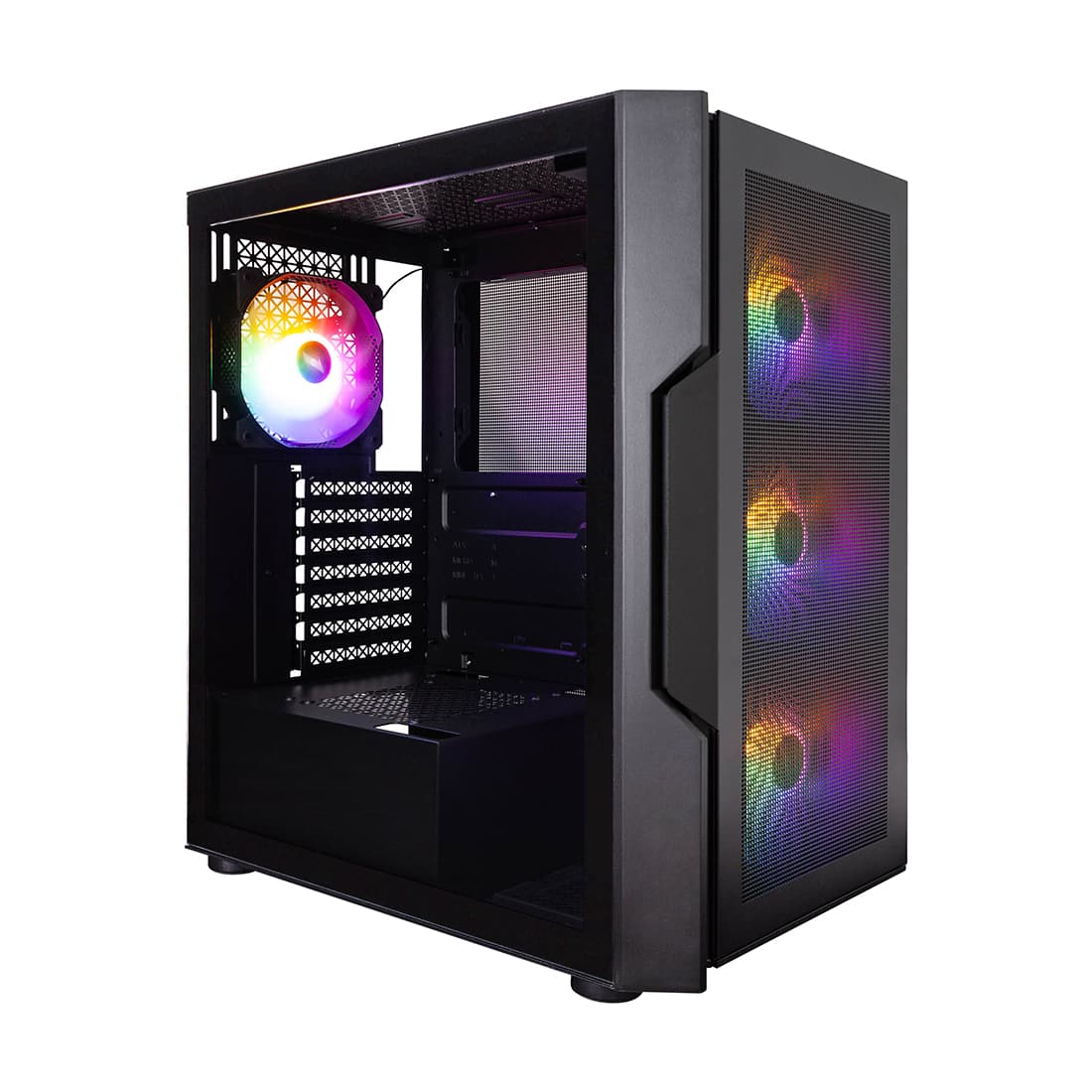Компьютерный корпус 1STPLAYER T7-P BLACK без Б/П