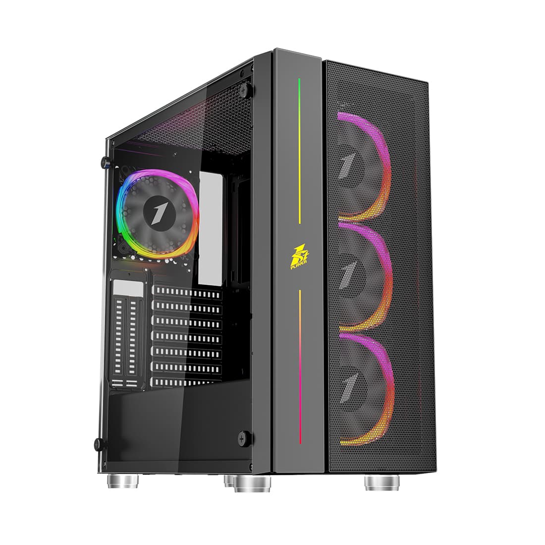 Компьютерный корпус 1STPLAYER BLACK.SIR B7-BK без Б/П