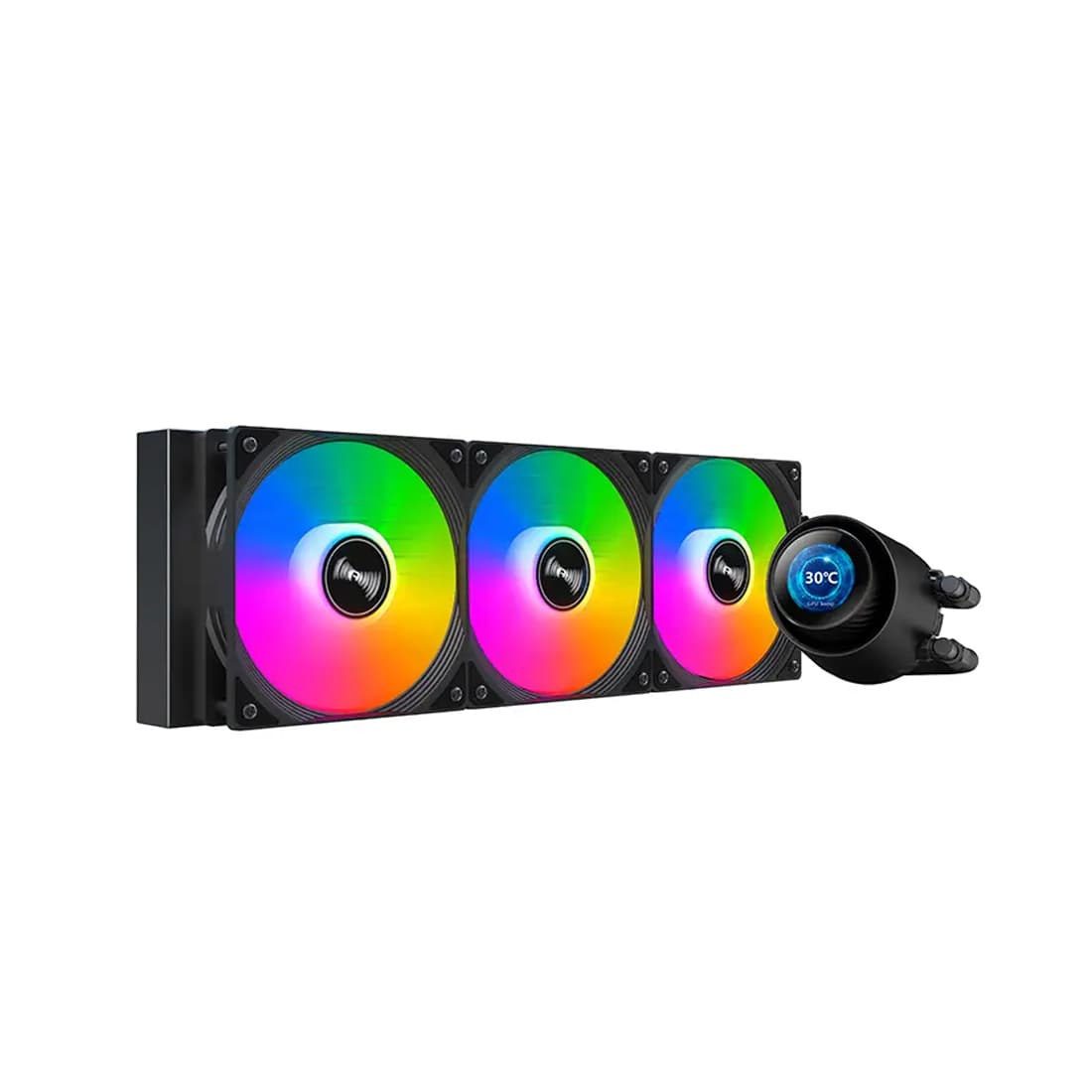 Кулер с водяным охлаждением Huntkey GX360R Atlas Shark Black