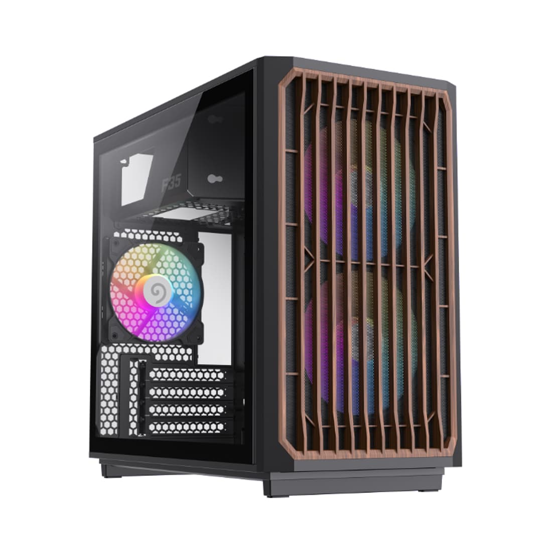 Компьютерный корпус Gamemax F35 BW Black без Б/П